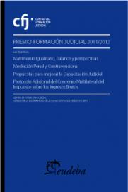 PREMIO FORMACIN JUDICIAL 2011/2012